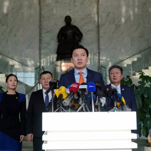 Өнөөдөр 2025 оны 11-р сарын 19-ний өдөр Тусгаар тогтнолын ордонд МАН-ын XXXI их хурлаар хэлэлцэн шийдвэрлэсэн асуудлуудын талаар мэдээлэл хийлээ.